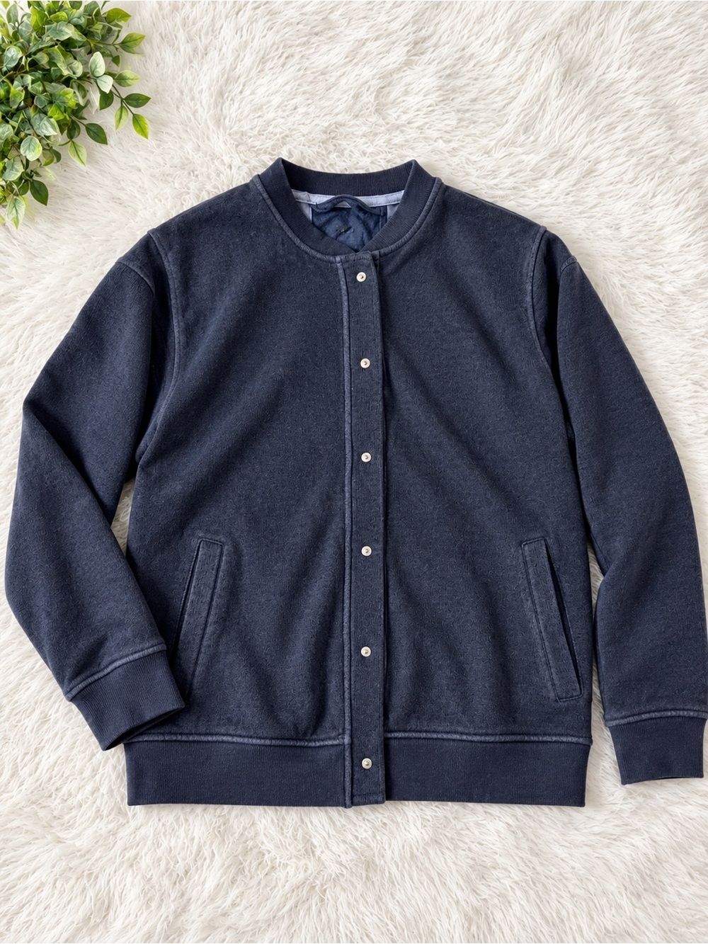 Target Men's Dark Navy Snap-Front Bomber Jacket